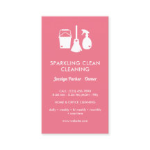 Niedlichen einseitige, rosafarbene Reinigungsmitte