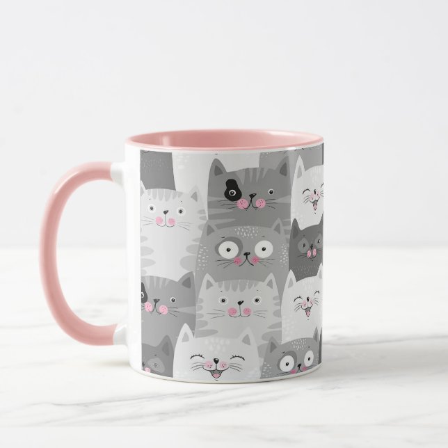 Niedlichen Kätzchen Tasse (Links)