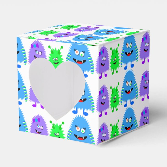 Niedlichen kleine Monster Geschenkschachtel (Vorderseite)