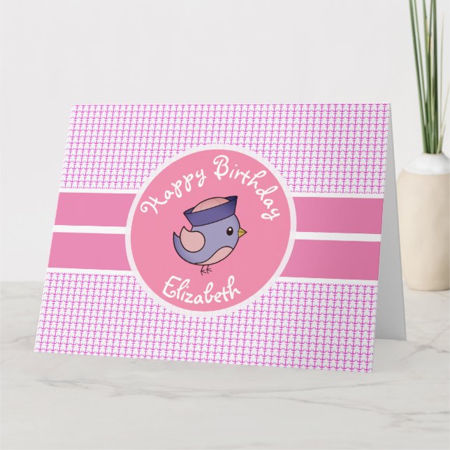 Niedlichen Personalisierte Mädchen - Schönheit zum Karte (Vorderseite)