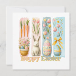 Niedlichen Vier vertikale Wasserfarbe Osterfeier