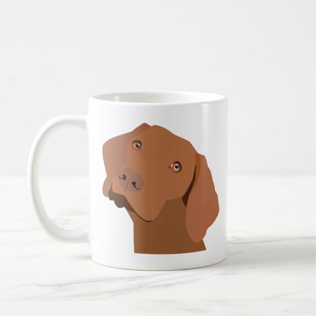 Niedlichen Vizsla Kaffeetasse (Links)