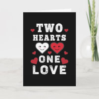 Niedlichen zwei Herzen eine Liebe Geburtstag Valen