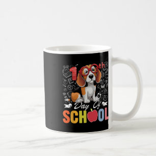 Niedlicher 100. Tag der Schule Beagle Hunde Gles 1 Kaffeetasse