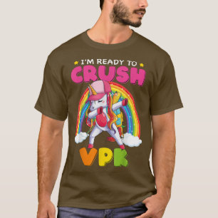 Niedlicher 1. Tag VPK Cooles Entbeinen Einhorn Ers T-Shirt