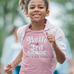Niedlicher 3. Platz zurück in die Schule T-Shirt