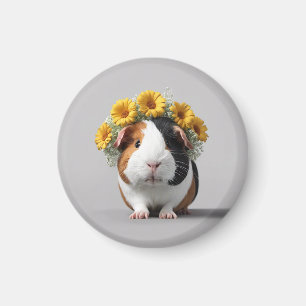 Niedlicher 3D-Boho Guinea Kühlschrankmagnet Magnet