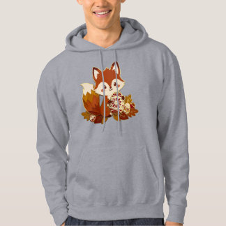 Niedlicher 3D-Papierfuchs mit aufwendigen goldenen Hoodie