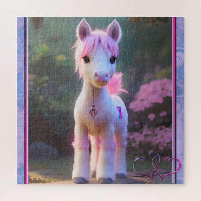 Niedlicher 3D-Spirit-Pony 10 Puzzle (Vertikal)