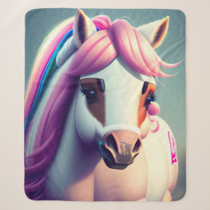 Niedlicher 3D-Spirit-Pony 2 Sherpadecke