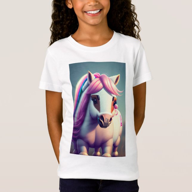 Niedlicher 3D-Spirit-Pony 2 T-Shirt (Vorderseite)