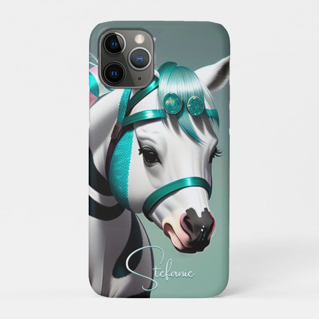 Niedlicher 3D-Spirit-Pony 7 Case-Mate iPhone Hülle (Rückseite)