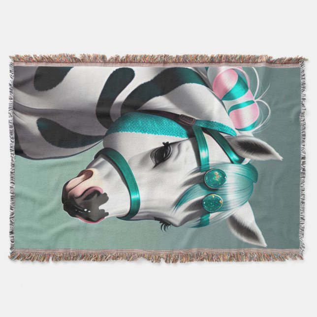 Niedlicher 3D-Spirit-Pony 7 Decke (Vorderseite)