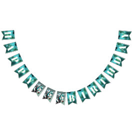 Niedlicher 3D-Spirit Pony 7 Happy Birthday Bubbles Wimpelkette