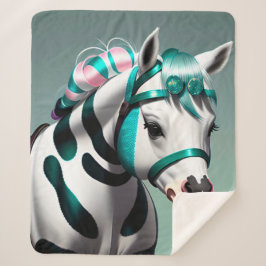 Niedlicher 3D-Spirit-Pony 7 Sherpadecke