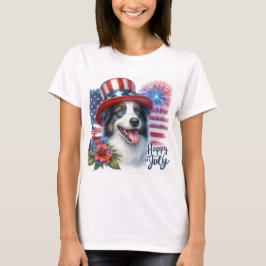 Niedlicher 4. Juli Patriotic Red White Blue T - Sh T-Shirt