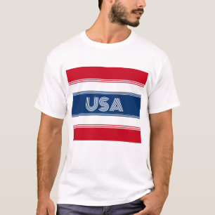 Niedlicher 4. Juli Red White und Blue USA Patrioti T-Shirt