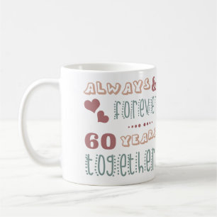 Niedlicher 60. Hochzeitstag Kaffeetasse