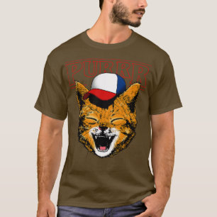 Niedlicher 80er Cat Funny Zitat Meme Geschenk für T-Shirt