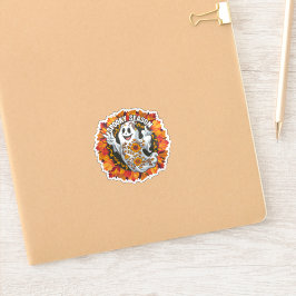 Niedlicher, aber Beängstigender Cartoon Ghost Aufkleber