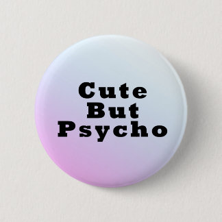 Niedlicher aber psychischer PastellGoth Knopf Button