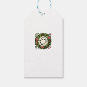 Niedlicher, aber spöttischer Ghost-Illustrations-T Geschenkanhänger