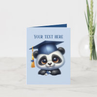 Niedlicher Abschluss hinzufügen Nachricht Panda Bä