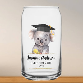 Niedlicher Abschluss Koala personalisiert Dosenglas