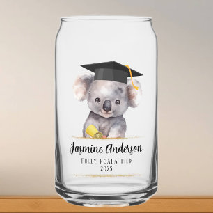 Niedlicher Abschluss Koala personalisiert Dosenglas