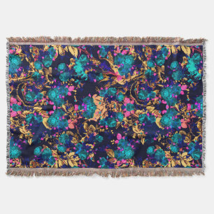 Niedlicher abstrakter Blume-Hintergrund Decke