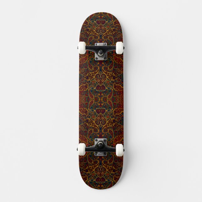 Niedlicher abstrakter Marmor Skateboard (Vorderseite)