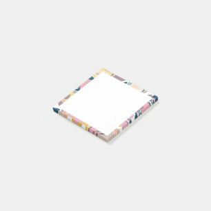 Niedlicher, Abstrakter Marmorpinsel Post-it Klebezettel