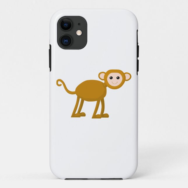 Niedlicher Affe Case-Mate iPhone Hülle (Rückseite)