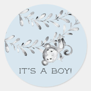 Niedlicher Affe Es ist ein Boy-Gefallen Sticker