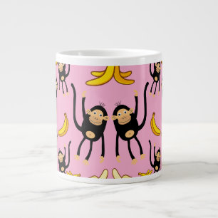 Niedlicher Affe Geburtstag Jumbo-Tasse