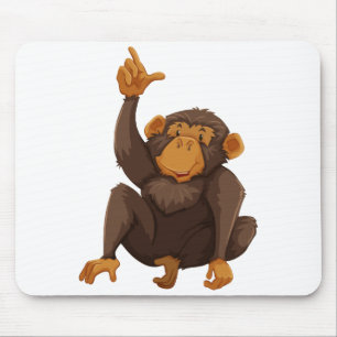 Niedlicher Affe Mousepad