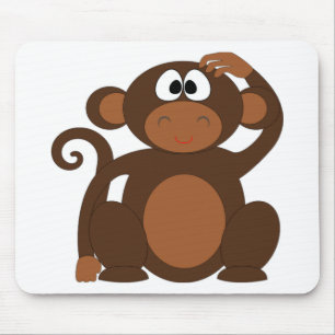 Niedlicher Affe Mousepad