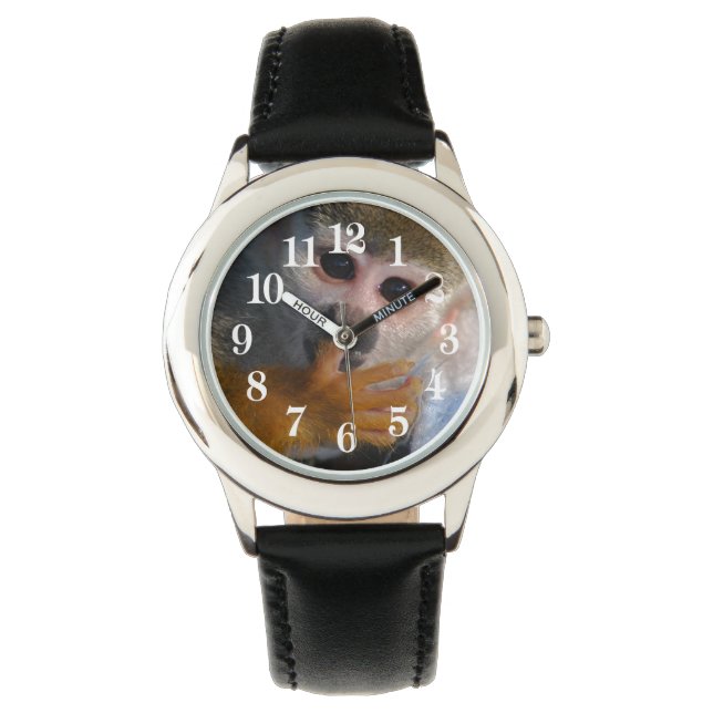 Niedlicher Affe rettet Armbanduhr (Vorderseite)