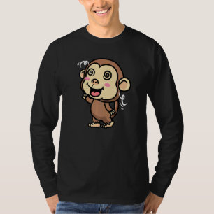 Niedlicher Affe T-Shirt