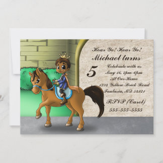 Niedlicher afrikanischer Prinz Geburtstag Einladung