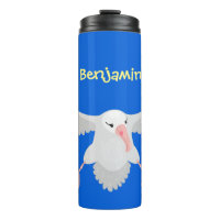 Niedlicher Albatross-Vogel mit Cartoon
