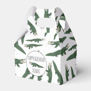 Niedlicher Alligator-Krokodil-Muster-Individuelle  Geschenkschachtel