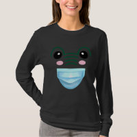 Niedlicher Alligator mit Gesichtsmaske Krokodile T