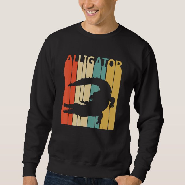 Niedlicher Alligator Sweatshirt (Vorderseite)