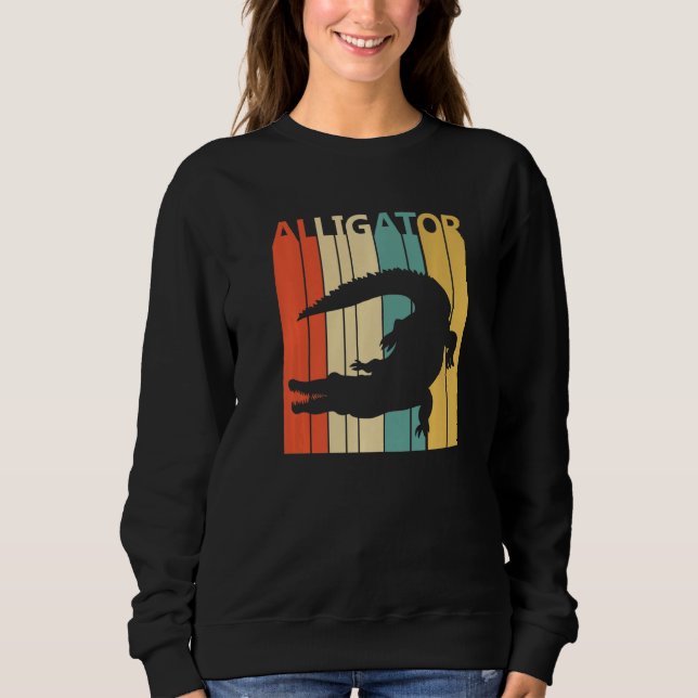 Niedlicher Alligator Sweatshirt (Vorderseite)