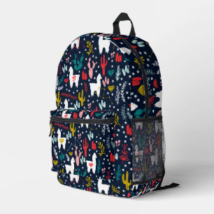 Niedlicher Alpaca-Backpack Bedruckter Rucksack