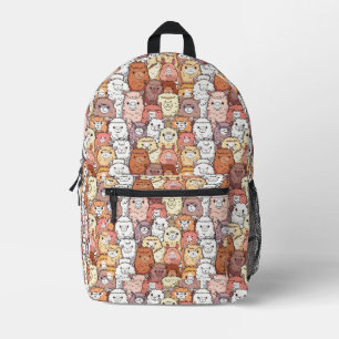 Niedlicher Alpacas-Backpack Bedruckter Rucksack