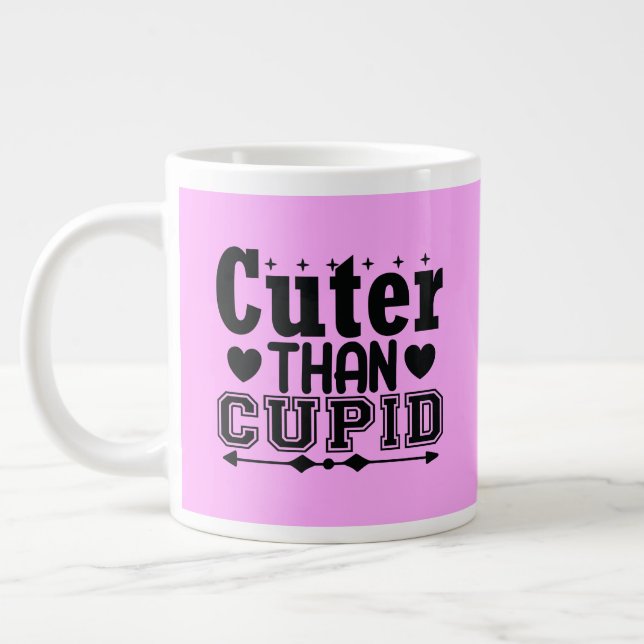 Niedlicher als Cupid Jumbo-Tasse (Links)