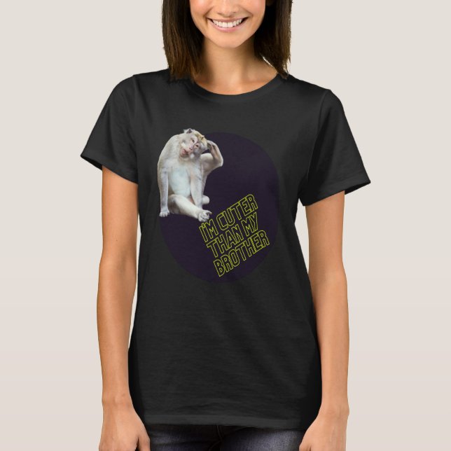 Niedlicher als mein Bruder T-Shirt (Vorderseite)