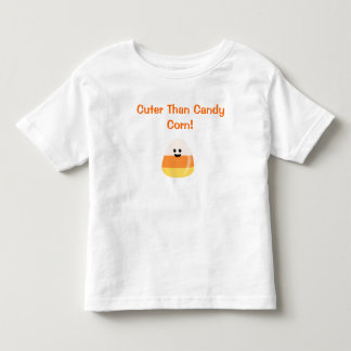 "Niedlicher als Süßigkeits-Mais" Halloween T für Kleinkind T-shirt